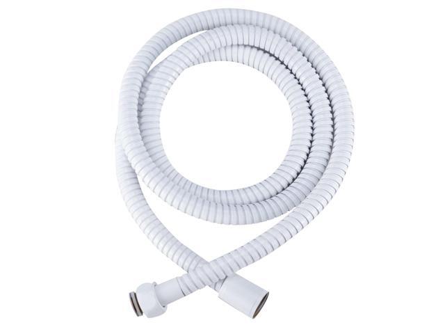 Dura Faucet DF-SA200-WT RV 60-inch Flexible Stainless Steel Handheld Shower Head Hose (White)