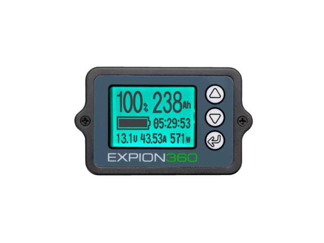LiFePO4 Deep Cycle Battery - 350 Amp Battery Monitor 8V by EXPION360 - Perfect for RV/Camper, Marine, Overland/Van, Solar and Off Grid Applications
