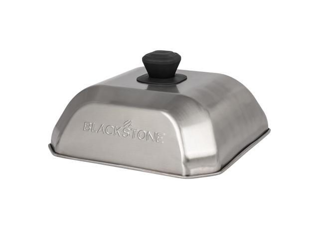Blackstone 5555 Stainless Steel Square Basting Cover Medium (10' x 10') Flat Top Gas Grill Griddle BBQ Accessories- Cheese Melting Dome and...