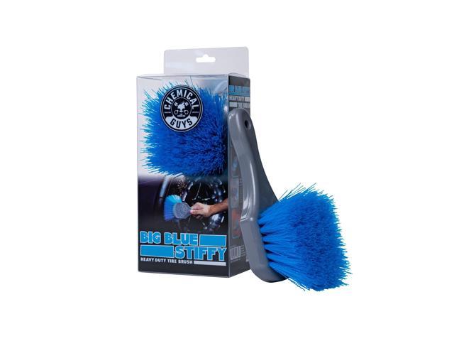 Chemical Guys ACCG05 Big Blue Stiffy Heavy Duty Tire & Upholstery Cleaning Brush, (Safe for Cars, Trucks, SUVs, RVs, Motorcycles, & More) Blue