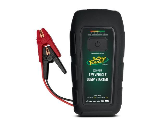 Battery Tender 2000 AMP Lithium Jump Starter - 16000mAh Portable Power Station - LED Flashlight Emergency Strobe - 3 Fast USB Charging Ports -...