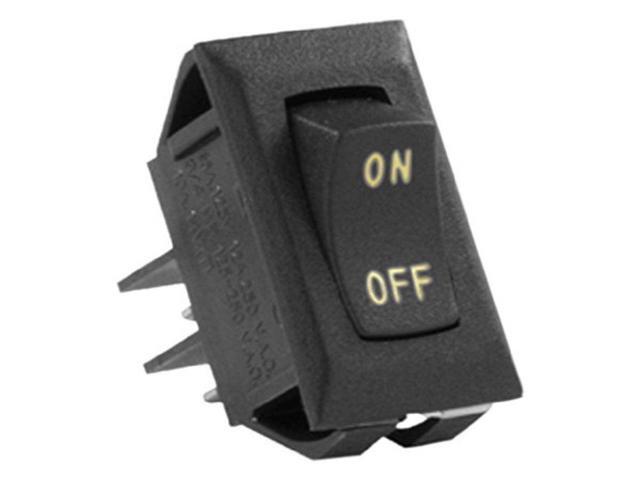 JR Products (12591-5 Black/Sliver 12V On/Off Switch, (Pack of 5)