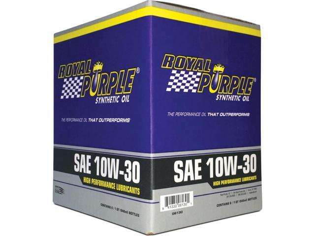 Royal Purple 01130 SAE Multi-Grade Synthetic Motor Oil 10W30 Pack of 6 Quarts