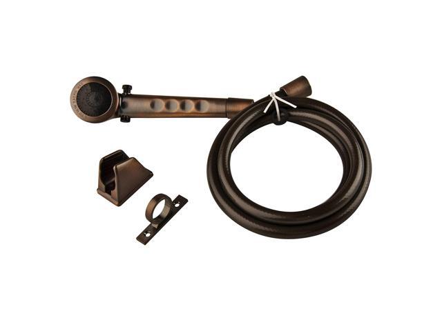 Dura Faucet DF-SA130-ORB RV Economical Shower Head and 60-inch Hose Kit - Water-Saving Trickle Switch (Oil Rubbed Bronze)