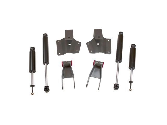 MaxTrac Suspension 200940 Lowering Kit Box 4 in. Drop Kit Incl. Rear Hangers Rear Shackles Front/Rear Shocks
