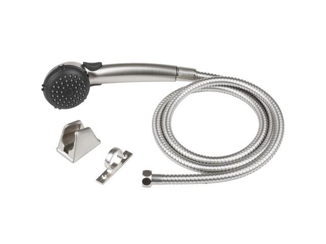 Dura Faucet DF-SA400K-SN RV Hand Held Shower Head - Stainless Steel Hose Kit (Brushed Satin Nickel)