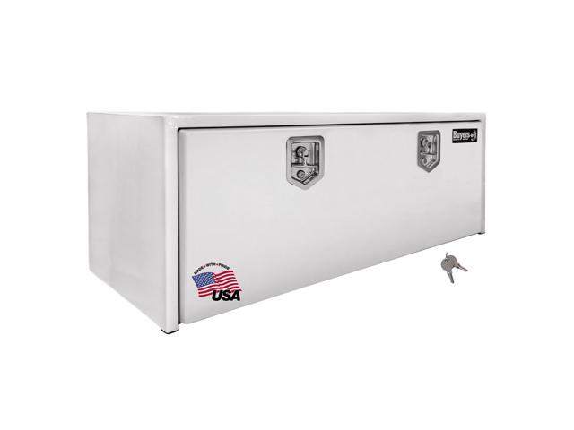 Buyers Products 1704415 Steel Underbody Truck Box, White, 24 x 24 x 60 Inch