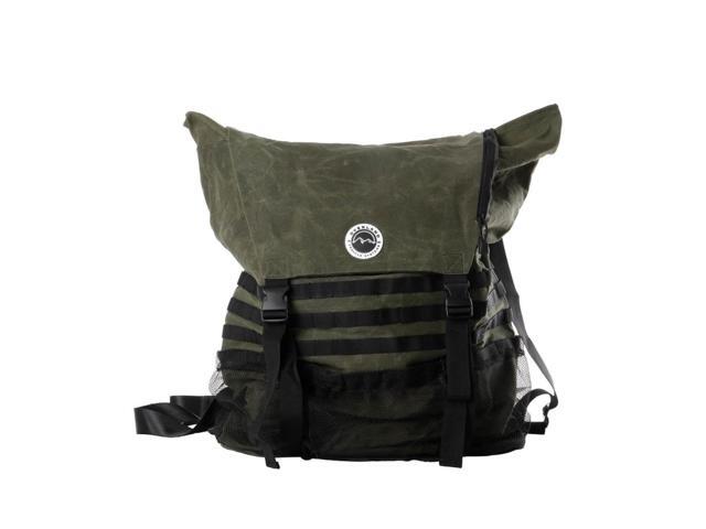 Overland Vehicle Systems Canyon Extra Large Trash Bag Tire Mount - #16 Waxed Canvas