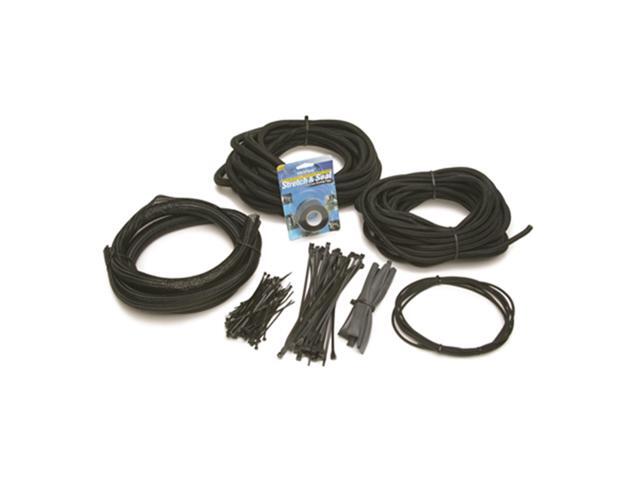 Painless Performance 70920 PowerBraid Split Braided Sleeving Chassis Kit, Black
