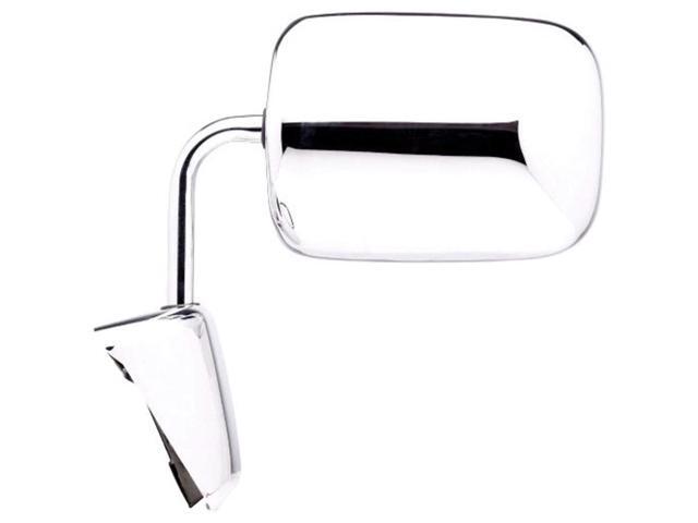 Fit System Driver Side Mirror for Dodge Pick Up/Ram Charger, (6x9 option), chrome, foldaway, Manual