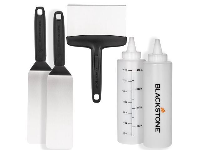 Blackstone Professional Grade Accessory Tool Kit (5 Pieces) 16 oz Bottle, Two Spatulas, Chopper/Scraper and One Cookbook-Perfect for Cooking Indoor...