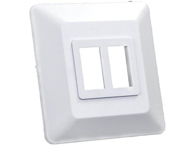 Jr Products 13615 Switch Base And Face Plate - Double,White