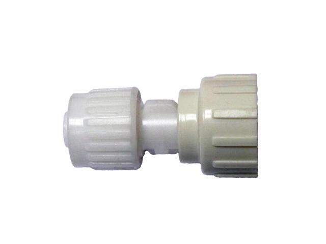 Flair-It 16866 Plastic Garden Hose Swivel Adapter, 0.5' Size