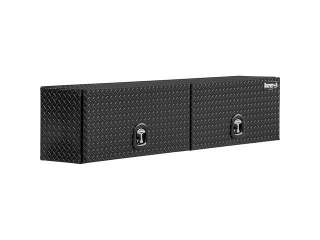 Buyers Products, 16x13x72 Gloss Black Aluminum Topsider, Width 16 in, Material Aluminum, Color Finish Diamond Plate Glossy Black, Model# 1721351