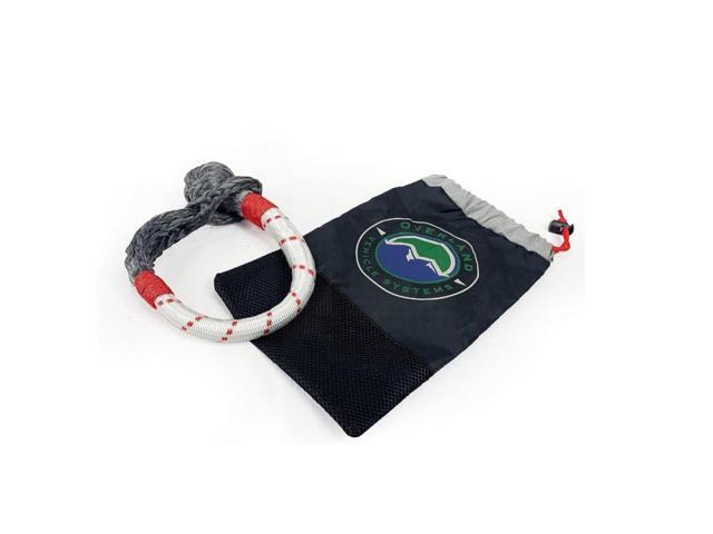 Overland Vehicle Systems OVS 19149903 Soft Shackle 5/8' 44,500 lb. with Loop & Abrassive Sleeve - 23' with Storage Bag