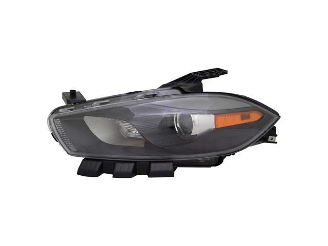 TYC Left Headlight Assembly Compatible with 2013-2015 Dodge Dart