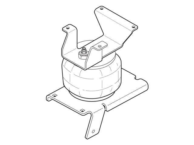 Firestone W217602423 Ride-Rite Kit for GM G1500 Van 6-Lug