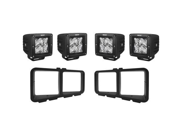 Westin 58-9915 Outlaw/Pro-Mod Bumper Light Kit Square LED Light