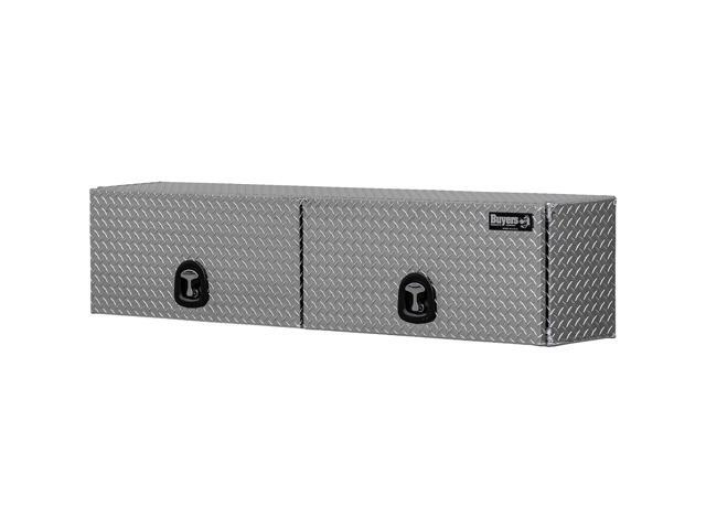 Buyers Products, 18x16x90 Diamond Tread Aluminum Topsider, Width 18 in, Material Aluminum, Color Finish Diamond Plate Silver, Model# 1701365