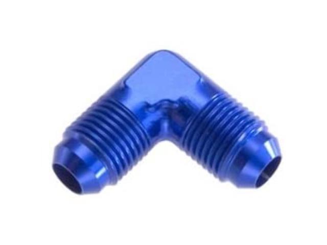 Red Horse Performance 821-04-1-04 Male 90 Degree AN/JIC Flare Adapter - Blue