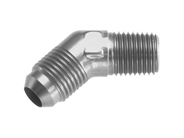 Red Horse Performance 823-10-06-5 -10 45 Degree Male Adapter To -06 (3/8') NPT Male - Clear