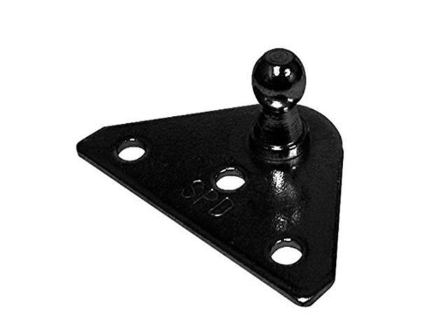 Whitecap G-1015C Gas Spring Zinc-Plated Mounting Bracket - 1-3/4' L x 5/8' W x 1-1/4' H, 10mm Ball