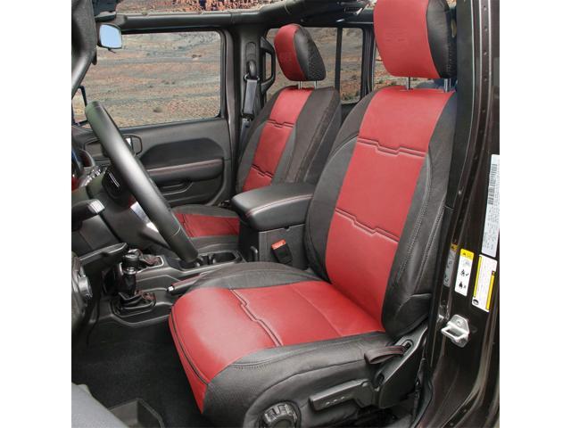 Smittybilt GEN2 Neoprene Front and Rear Seat Cover Kit (Red/Black) - 578130