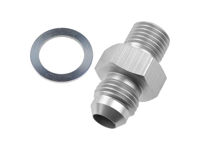 Red Horse Performance 8262-08-04-5 -08 Male AN/JIC Flare To 1/4'NPSM Transmission Fitting -Clear-2Pcs