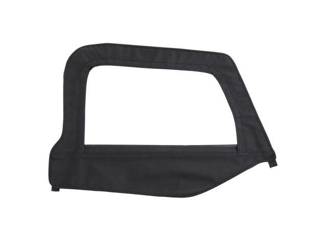 Smittybilt 79535 Black Diamond Passenger Side OEM Replacement Soft Top Door Skin with Frame