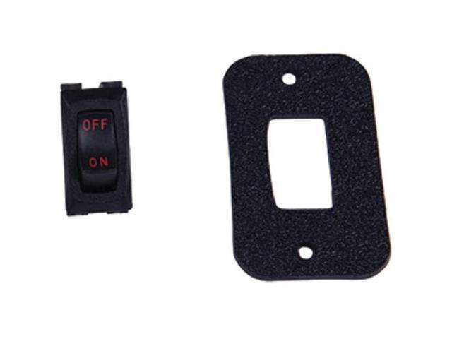 Kwikee 374198 White Miniature Rectangle Door Switch Kit (Miniature Rectangle Door Switch Kit -White)