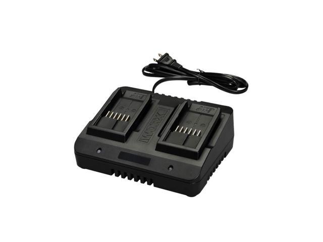Worx WA3770 20V Li-ion Dual Port 2 Hour Charger