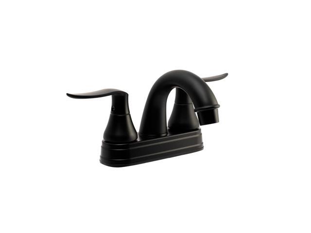 Dura Faucet Elegant Arc Spout RV Lavatory Faucet - Matte Black