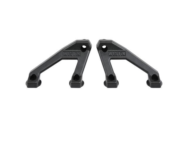 Westin 62-41075 Cowl Mount LED Light Brackets fits 2018-2024 Wrangler JL 2020-2024 Gladiator (Exc Mohave, Rubicon 392 and 4xe)