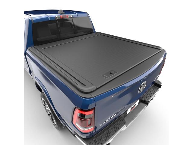 EGR RT038811ML RollTrac Manual Retratable Bed Cover Compatible with Ram 1500 Short Box - Non-RamBox, Black