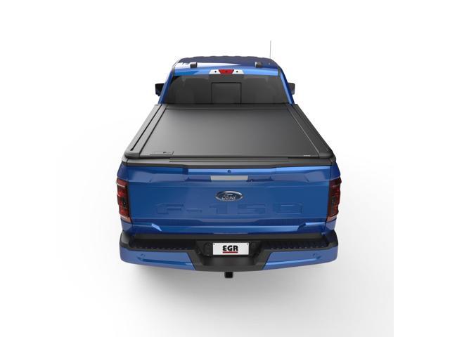 EGR RollTrac Retractable Tonneau Cover - Compatible with Ford F-150 with 6.5 Bed (2015-2024 Models) - Aluminum Bed Cover - RT040032ML
