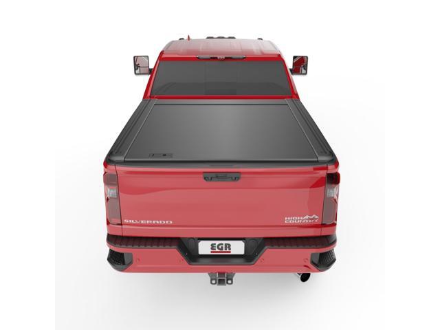 EGR RollTrac Retractable Tonneau Cover - Compatible with GM Silverado/Sierra 2500HD with 6.9 Bed (2015-2024 Models) - Aluminum Bed Cover RT040035ML