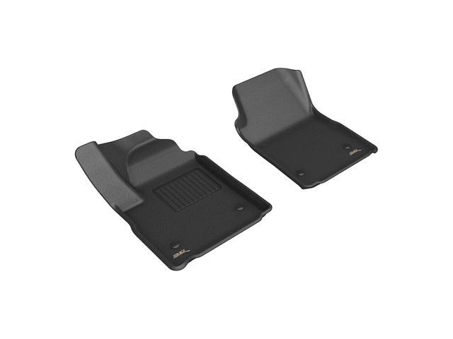 3D MAXpider Compatible with CHEVROLET SILVERADO CREW CAB 2024-2026 EV WITH CARPETED FLOOR KAGU BLACK R1
