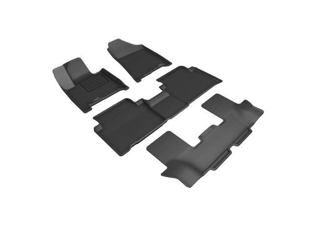 3D MAXpider Compatible with HYUNDAI SANTA FE HYBRID 2024-2026 KAGU BLACK R1 R2 R3