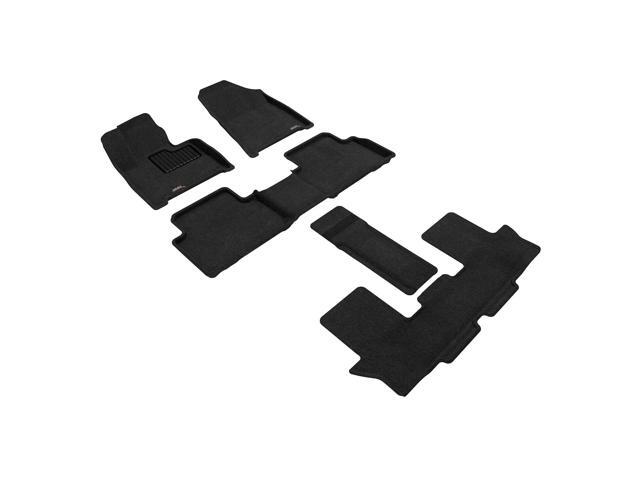 3D MAXpider Compatible with HYUNDAI SANTA FE GAS 6-SEAT 2024-2026 ELEGANT BLACK R1 R2 R3