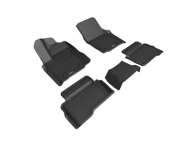 3D MAXpider Compatible with TOYOTA TACOMA GAS DOUBLE CAB 2024-2026 KAGU BLACK R1 R2