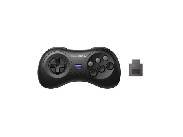 8BitDo M30 2.4G Wireless Gamepad, Black for Sega Genesis and Sega Mega Drive