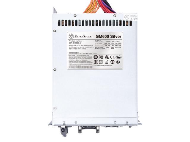 Silverstone Cybenetics Silver 600W mini redundant power supply GM600 Silver
