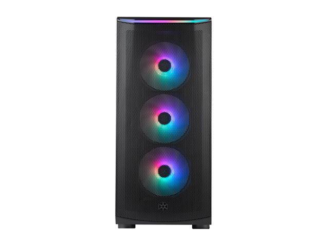 Silverstone FARA 512Z High airflow ATX mid-tower chassis with dual radiator support and ARGB lighting