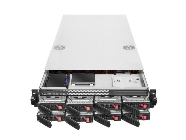 Silverstone RM22-308, 2U 8-bay 2.5' / 3.5' HDD / SSD rackmount storage chassis with Mini-SAS HD SFF-8643 12 Gb/s interface