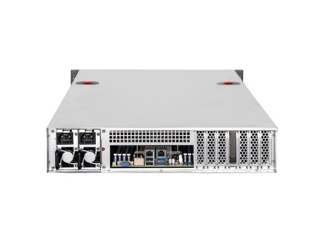 Silverstone RM22-308, 2U 8-bay 2.5' / 3.5' HDD / SSD rackmount storage chassis with Mini-SAS HD SFF-8643 12 Gb/s interface
