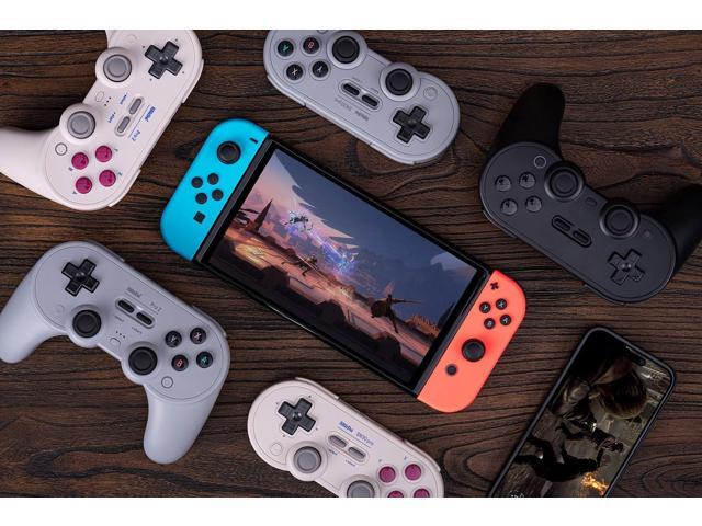 8BitDo - Pro 2 Bluetooth Controller for Switch, Windows, macOS, Android and Steam Deck with Hall Effect Joysticks - Gray - image 6