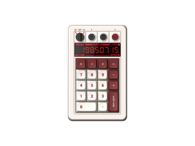 8BitDo Retro 18 Mechanical Numpad, Supports Calculator Mode, Bluetooth/2.4G/Wired Numpad for Windows and Android - Fami Edition