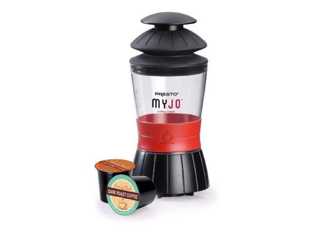 PRESTO 02835 MyJo Single Cup Coffee Maker, Red
