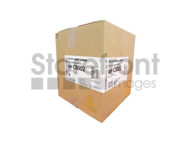 Yellow Toner Cartridge for Ricoh 841781 MP C6502SP, MP C8002SP, Genuine Ricoh Brand