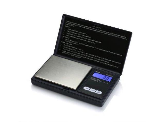 American Weigh Scales AWS-600-BLK Pocket Digital Personal Nutrition Scale - Black photo